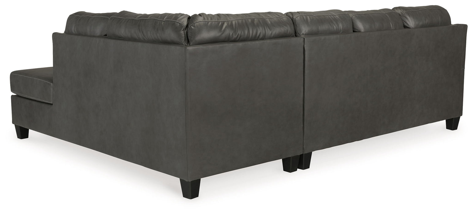 Valderno - Fog - 2-Piece Sectional With Raf Corner Chaise - Tallahassee Discount Furniture (FL)