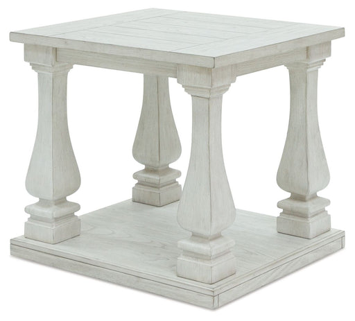 Arlendyne - Antique White - Rectangular End Table - Tallahassee Discount Furniture (FL)