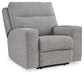 Biscoe - Pewter - Power Recliner /Adj Headrest - Tallahassee Discount Furniture (FL)