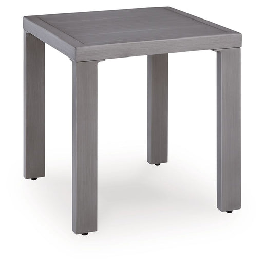 Half Moon Beach - Square End Table - Gray - Tallahassee Discount Furniture (FL)