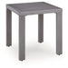 Half Moon Beach - Square End Table - Gray - Tallahassee Discount Furniture (FL)