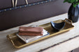 Posy - Tray - Gold Finish - Tallahassee Discount Furniture (FL)