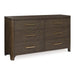 Radkin - Dresser - Burnished Brown - Tallahassee Discount Furniture (FL)