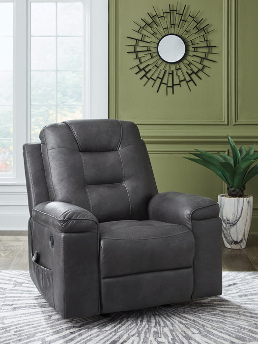 Stockworth - Granite - Rocker Recliner - Tallahassee Discount Furniture (FL)