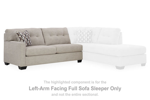 Mahoney - Pebble - Laf Full Sofa Sleeper - Tallahassee Discount Furniture (FL)
