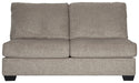 Ballinasloe - Platinum - Armless Loveseat - Tallahassee Discount Furniture (FL)