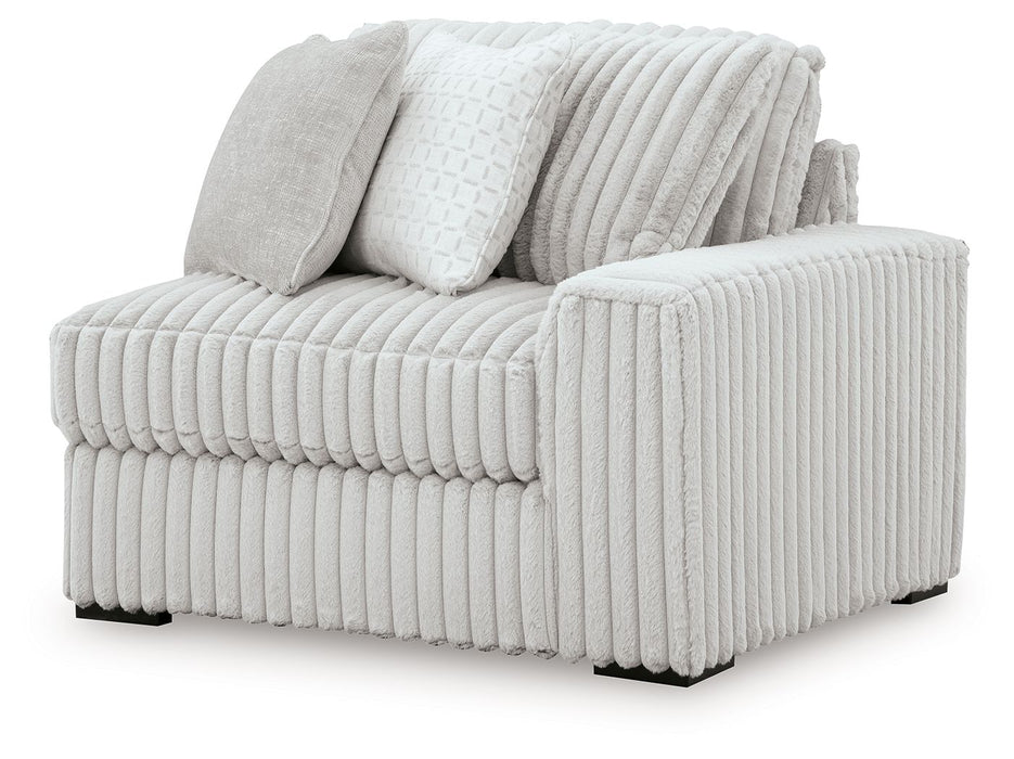 Stupendous - RAF Corner Chair - Alloy - Tallahassee Discount Furniture (FL)