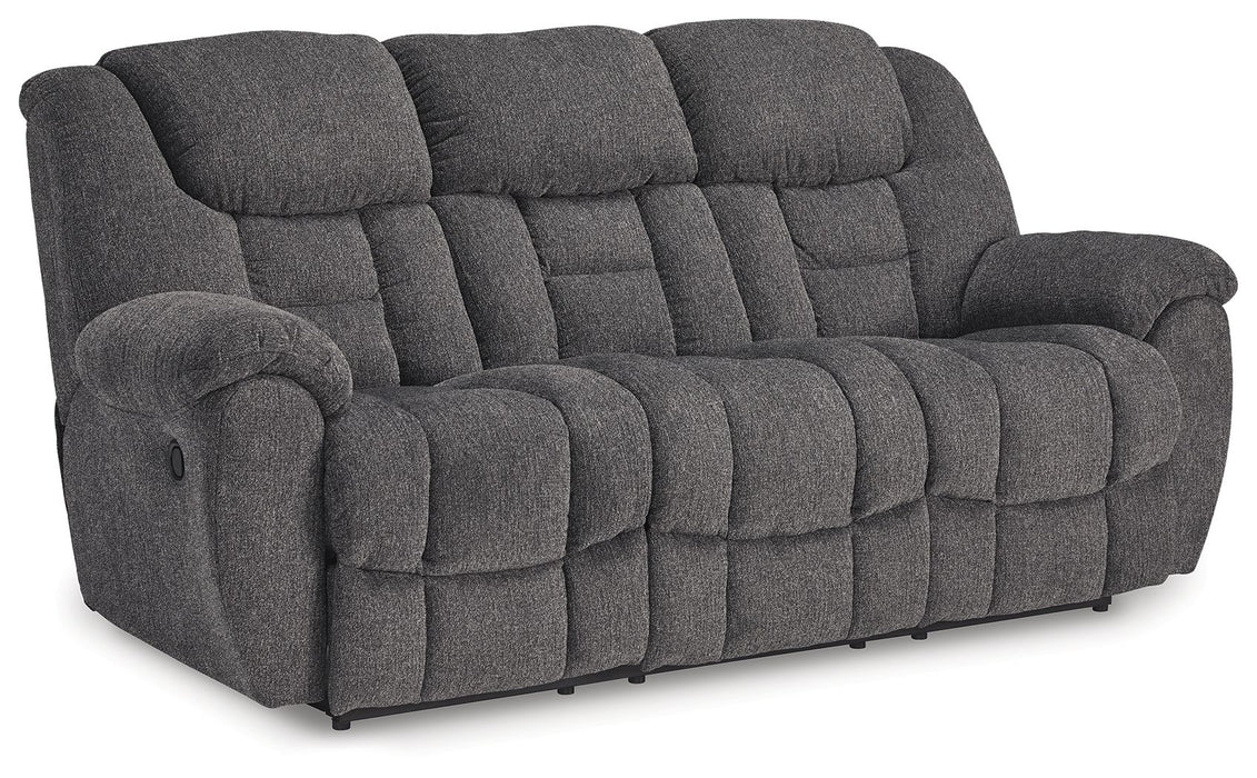 Foreside - Charcoal - Reclining Sofa - Tallahassee Discount Furniture (FL)