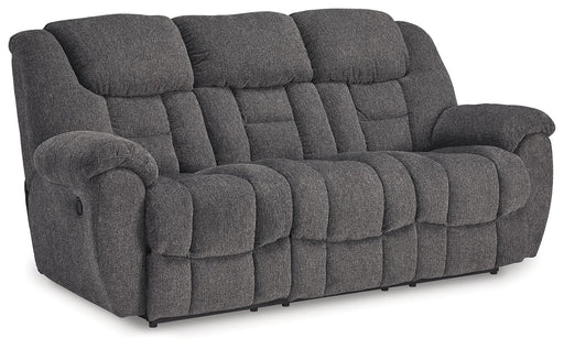 Foreside - Charcoal - Reclining Sofa - Tallahassee Discount Furniture (FL)