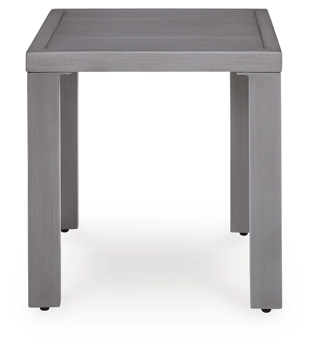 Half Moon Beach - Square End Table - Gray - Tallahassee Discount Furniture (FL)