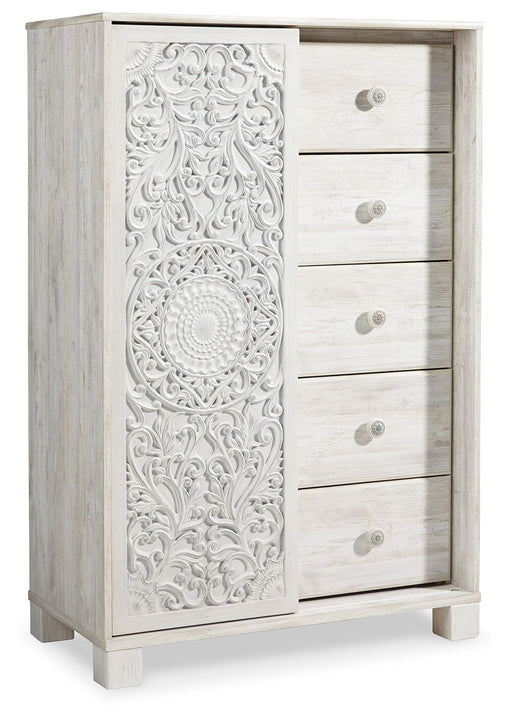 Paxberry - Dressing Chest - Whitewash - Tallahassee Discount Furniture (FL)