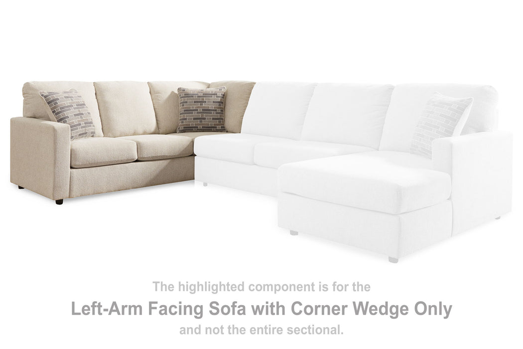 Edenfield - Sofa, Wedge - Tallahassee Discount Furniture (FL)