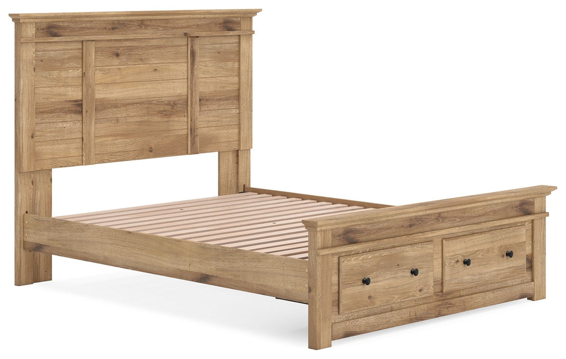 Makidern - Panel Storage Bed With Storage Footboard - Tallahassee Discount Furniture (FL)