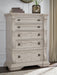 Bruchandi - Antique White - Five Drawer Chest - Tallahassee Discount Furniture (FL)