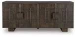Cato - Dark Brown - Accent Cabinet - Tallahassee Discount Furniture (FL)