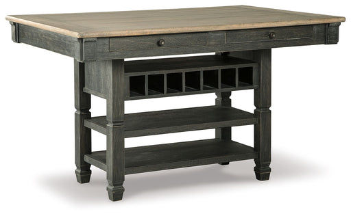 Tyler Creek - Rectangular Dining Room Counter Table - Black / Gray - Tallahassee Discount Furniture (FL)