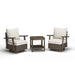 Marin Sands - Chairs With Cushion And Table Set (Set of 3) - Brown / Beige - Tallahassee Discount Furniture (FL)