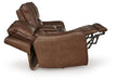DeepWakes - Power Reclining Loveseat / Console / Adjustable Headrest - Tallahassee Discount Furniture (FL)