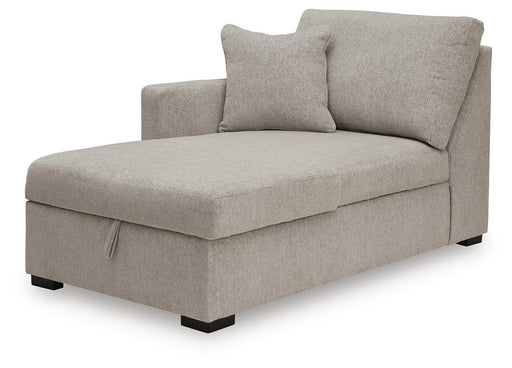 ModMax Luxe - LAF Corner Chaise With Storage - Flint - Tallahassee Discount Furniture (FL)