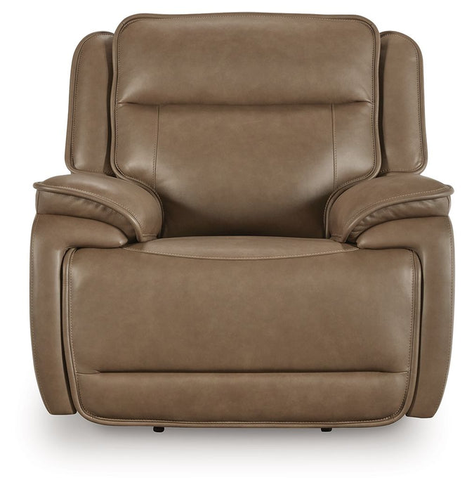 Glencroft - Power Recliner / Adjustable Headrest - Sahara - Tallahassee Discount Furniture (FL)