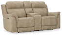 Next-Gen Durapella - Reclining Power Loveseat With Console - Tallahassee Discount Furniture (FL)