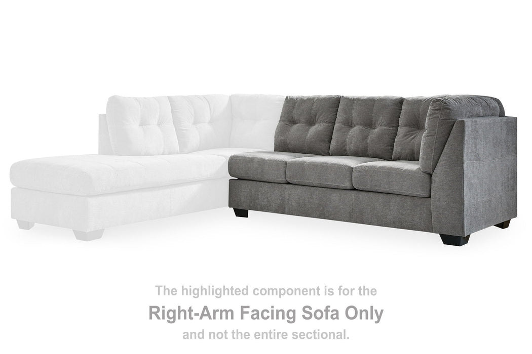 Marleton - Gray - Raf Sofa - Tallahassee Discount Furniture (FL)