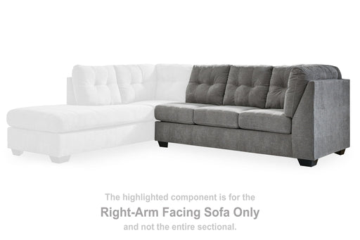 Marleton - Gray - Raf Sofa - Tallahassee Discount Furniture (FL)