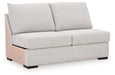 Koralynn - Stone - Armless Loveseat - Tallahassee Discount Furniture (FL)