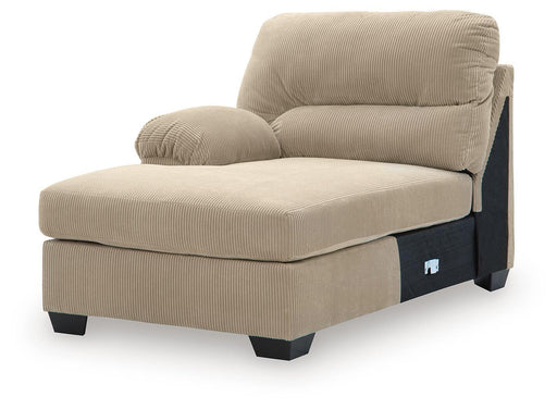 SimpleJoy - LAF Corner Chaise - Sand - Tallahassee Discount Furniture (FL)