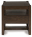 Breckington - Dark Brown - Square End Table - Tallahassee Discount Furniture (FL)