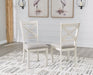 Robbinsdale - Antique White - Dining Upholstered Side Chair (Set of 2) - Tallahassee Discount Furniture (FL)