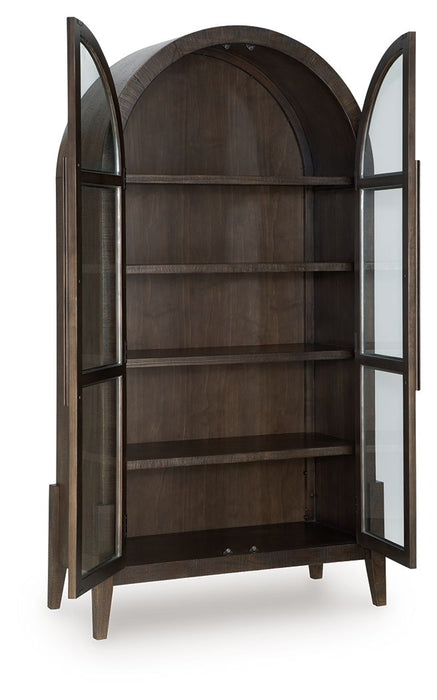 Benhall - Accent Cabinet - Dark Brown - Tallahassee Discount Furniture (FL)