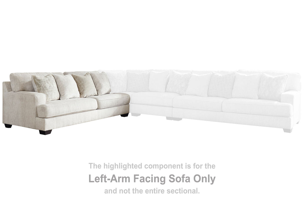 Rawcliffe - Parchment - LAF Sofa - Tallahassee Discount Furniture (FL)