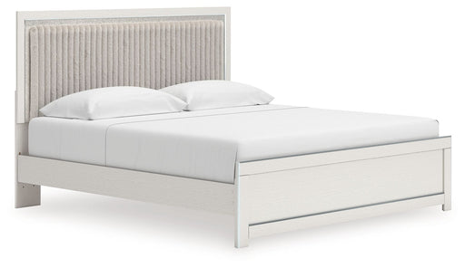 Zuraleus - Upholstered Panel Platform Bed With Roll Slats - Tallahassee Discount Furniture (FL)