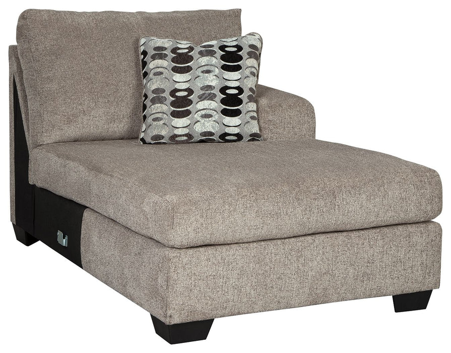 Ballinasloe - Platinum - RAF Corner Chaise - Tallahassee Discount Furniture (FL)