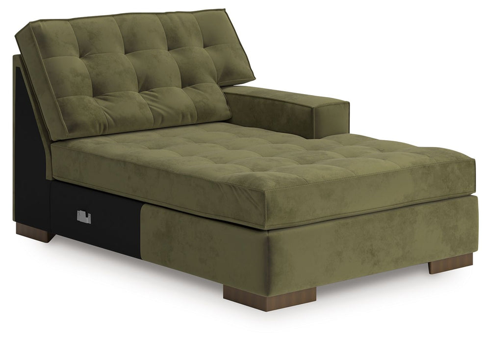 Caspian-Town - Olive - RAF Corner Chaise - Tallahassee Discount Furniture (FL)