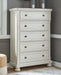 Robbinsdale - Antique White - Five Drawer Chest - Tallahassee Discount Furniture (FL)