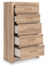 Kinlanni - Five Drawer Chest - Tan - Tallahassee Discount Furniture (FL)