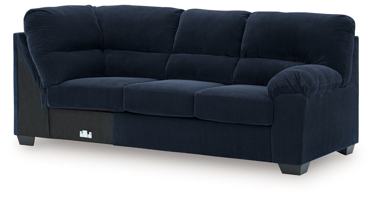 SimpleJoy - RAF Sofa With Corner Wedge - Navy - Tallahassee Discount Furniture (FL)