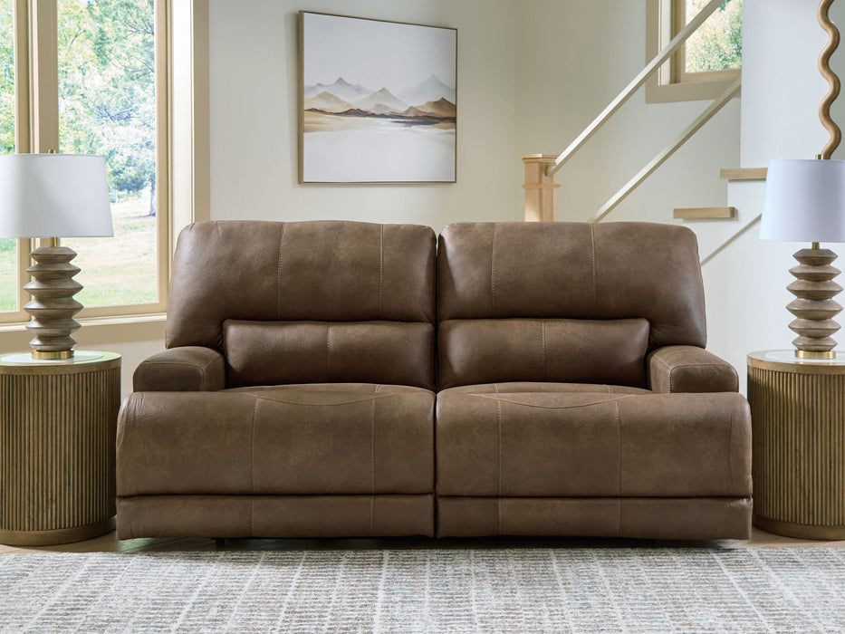 Beckley Place - Earth - 2 Seat Power Reclining Sofa With Adjustable Headrest - Tallahassee Discount Furniture (FL)