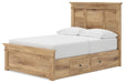 Makidern - Panel Storage Bed With 2 Under Bed Storage Units - Tallahassee Discount Furniture (FL)