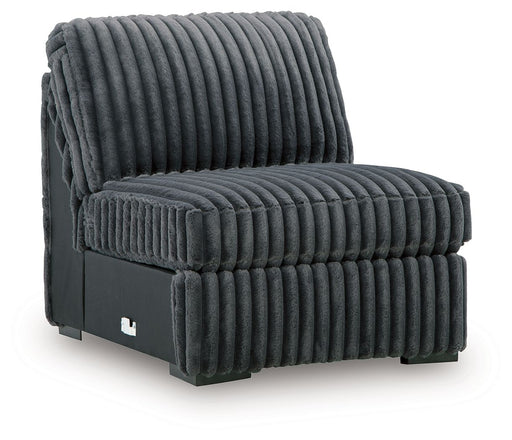Midnight-Madness - Armless Chair - Gunmetal - Tallahassee Discount Furniture (FL)