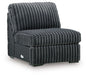 Midnight-Madness - Armless Chair - Gunmetal - Tallahassee Discount Furniture (FL)