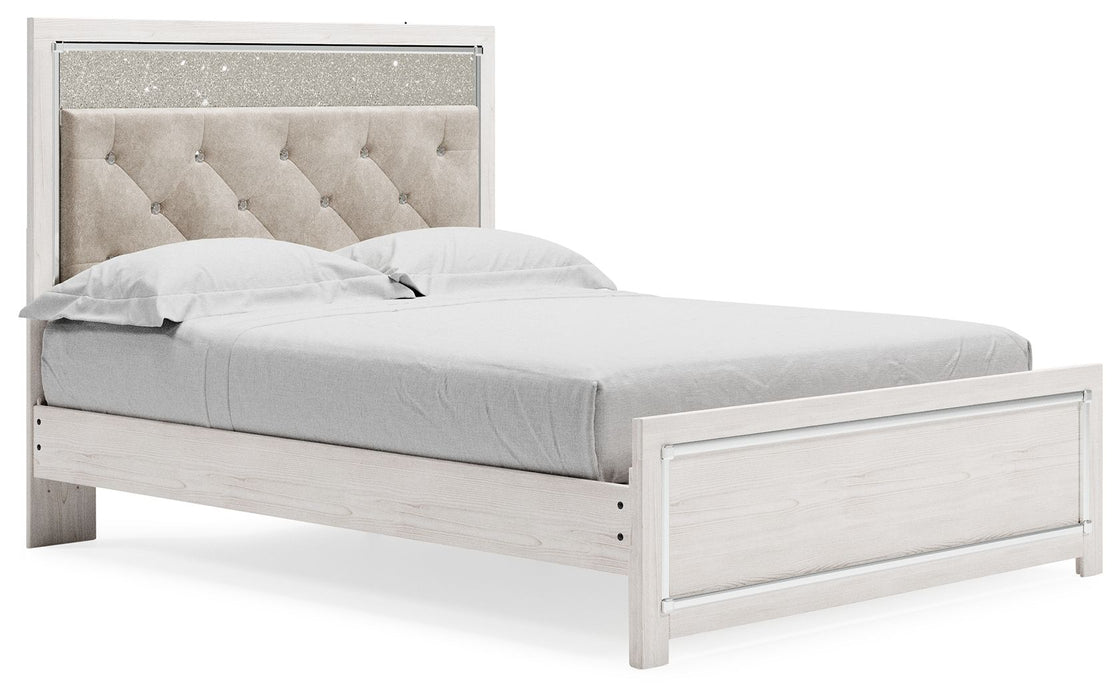 Altyra - White - Queen Panel Bed With Roll Slats - Tallahassee Discount Furniture (FL)