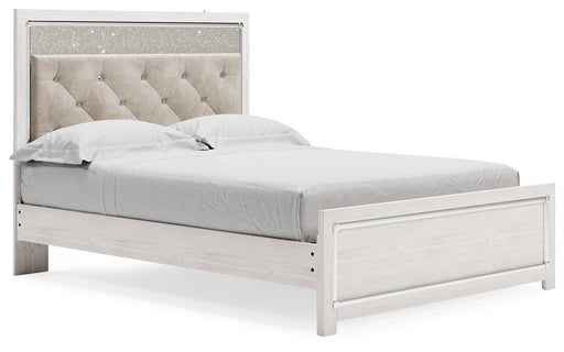 Altyra - White - Queen Panel Bed With Roll Slats - Tallahassee Discount Furniture (FL)