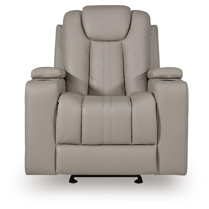 Elevate Edges - Glider Recliner - Coin - Tallahassee Discount Furniture (FL)