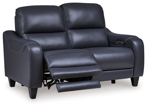 Mercomatic - Power Reclining Loveseat With Adj Headrest - Tallahassee Discount Furniture (FL)