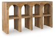 Luzmanacy - Natural Brown - Console Sofa Table - Tallahassee Discount Furniture (FL)