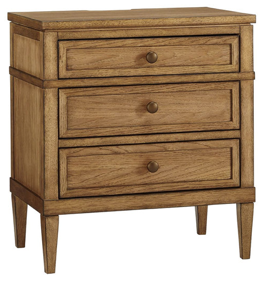 Sharlance - Brown - Three Drawer Night Stand - Tallahassee Discount Furniture (FL)