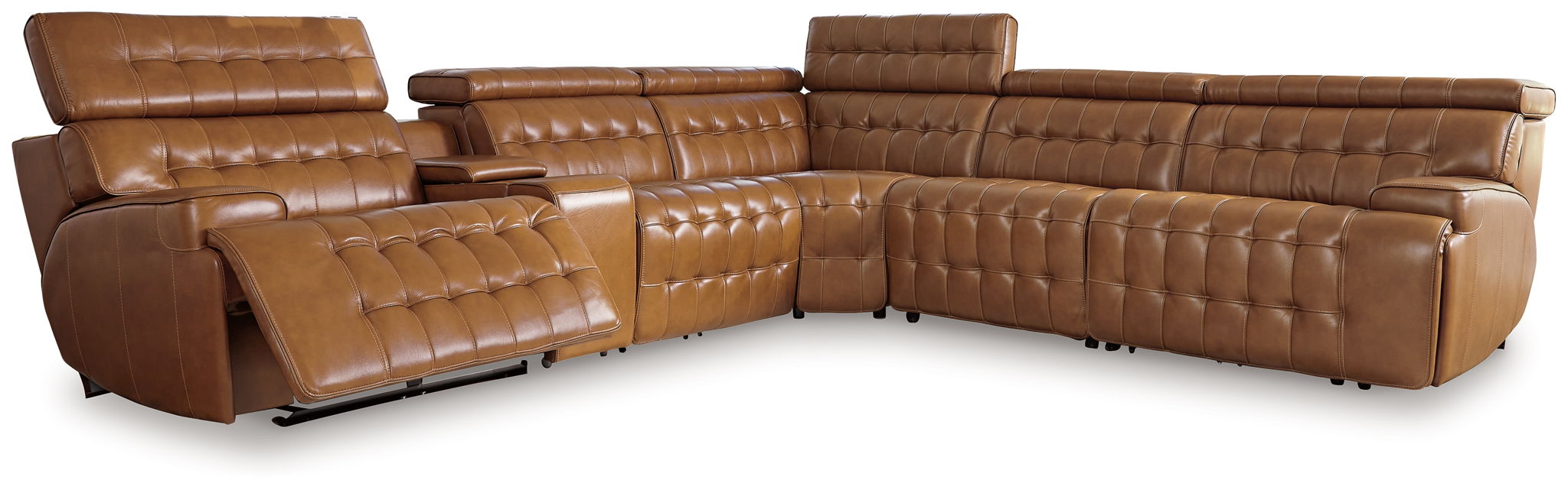 Temmpton - Power Reclining Sectional - Tallahassee Discount Furniture (FL)